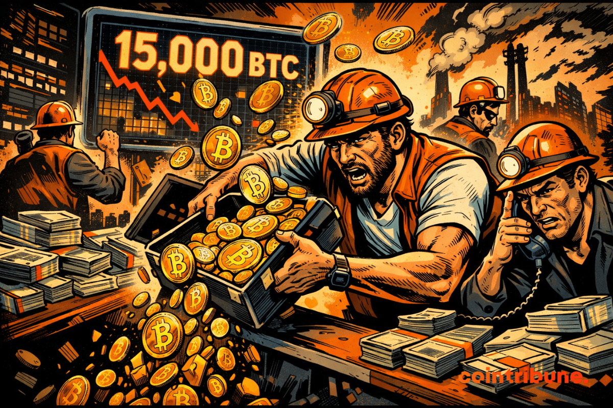 Bitcoin: Miners liquidate over 15,000 BTC under market pressure