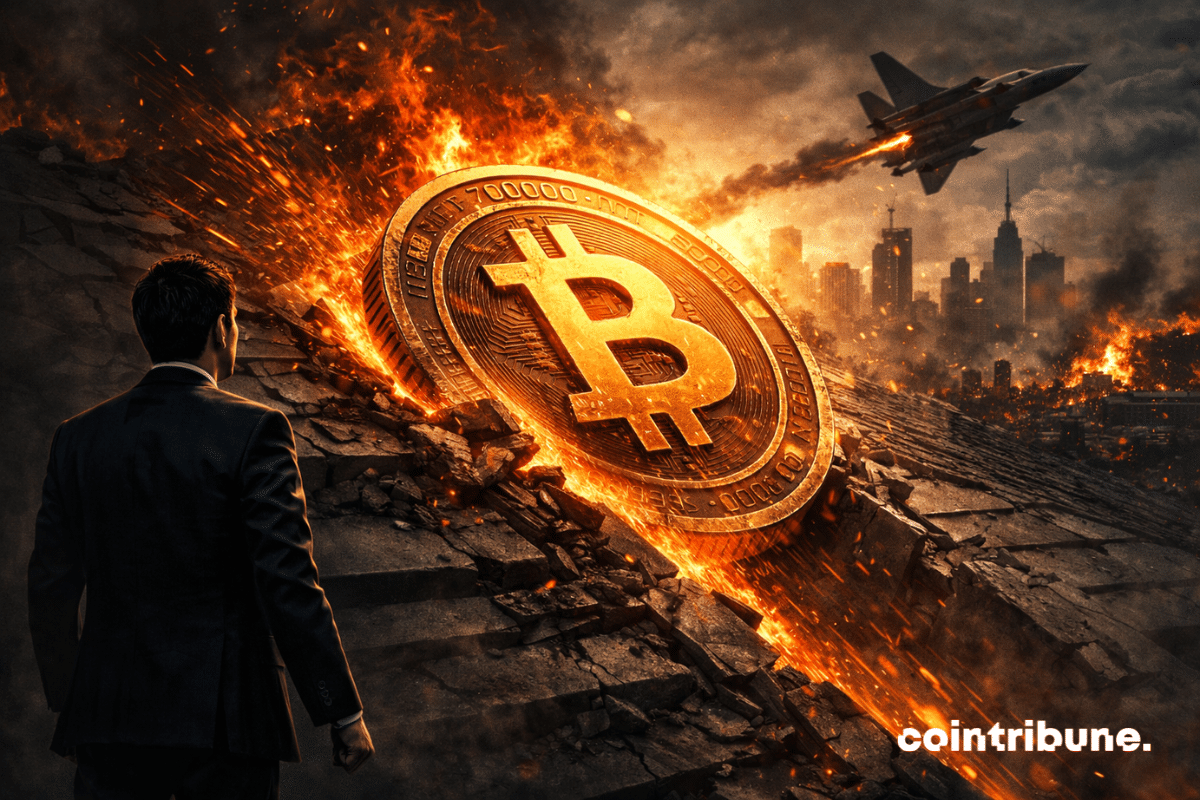 Bitcoin falls 3%, hovers below $70,000 amid tense geopolitical climate