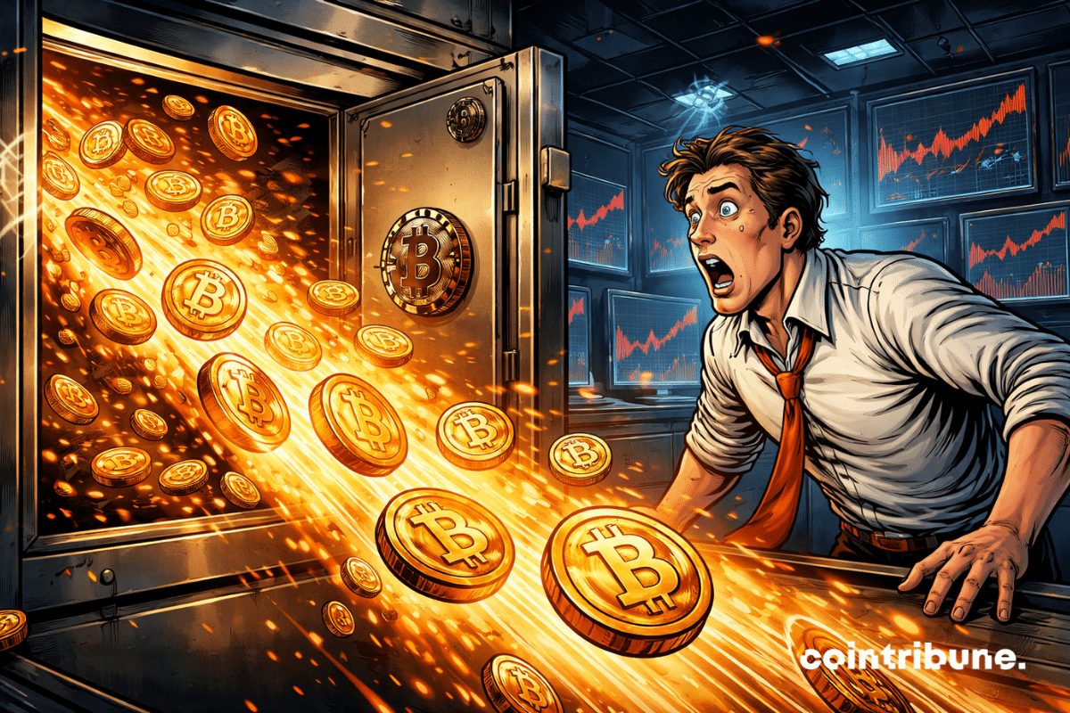 Bitcoin outflow on exchanges reaches 47,700 BTC in one week
