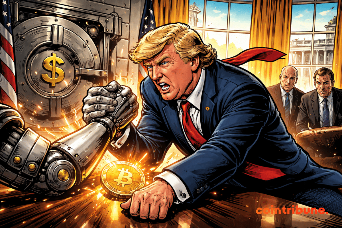 Discreet crypto meeting at the White House: Why is Trump suddenly blaming the banks?