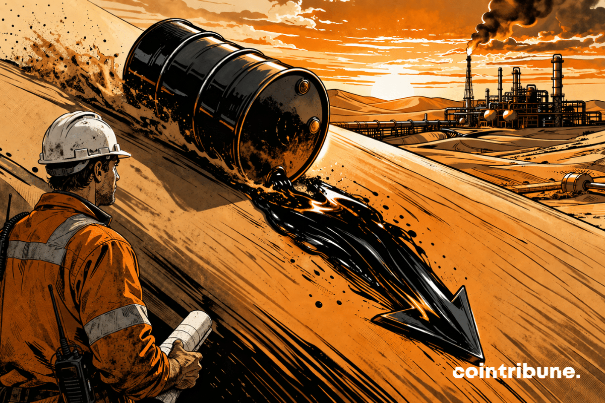 Oil loses 10 percent in dramatic shift