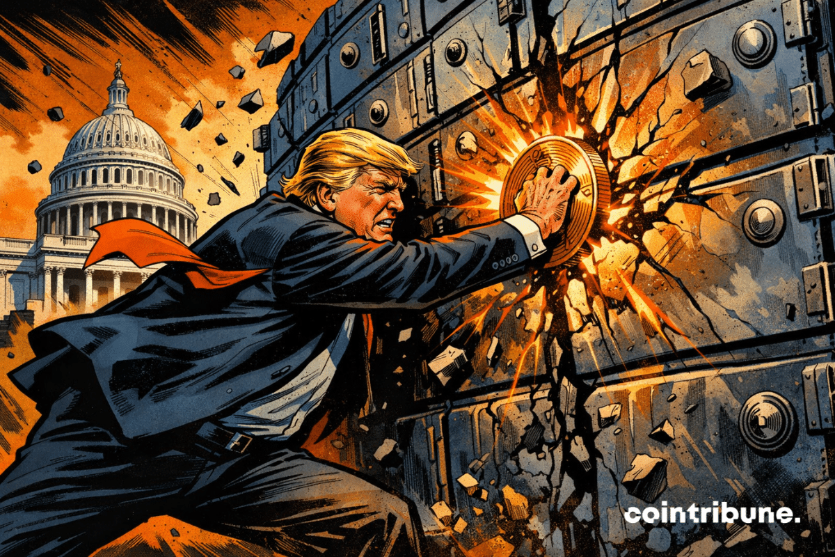 US cryptocurrency battle: Trump wants fast law amid pressure from banks