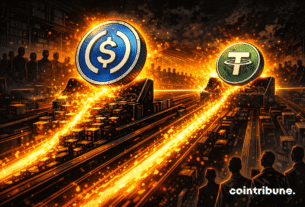 USDC is quietly surpassing USDT in actual cryptocurrency usage